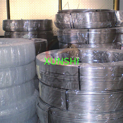 Stainless steel coiled tubing extra long with max length up to 1000 meters PED/DNV/BV cert