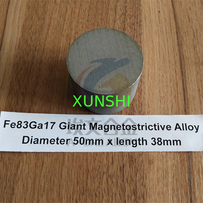 Galfenol Fe83Ga17 Giant Magnetostrictive Alloy Round Bar/ Wire/Plate  （FeGa Giant Magnetostrictive alloy）